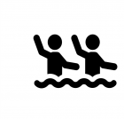 Virtual workout platform for swimming pools 